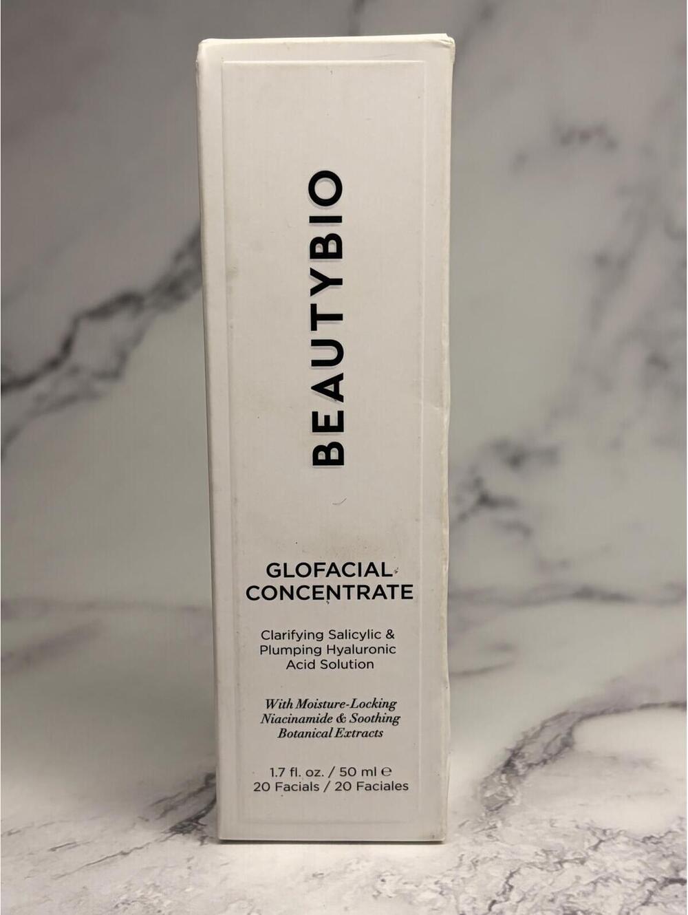 BeautyBio‎ GloFacial Concentrate Clarifying Salicylic 1.7 oz NEW Sealed